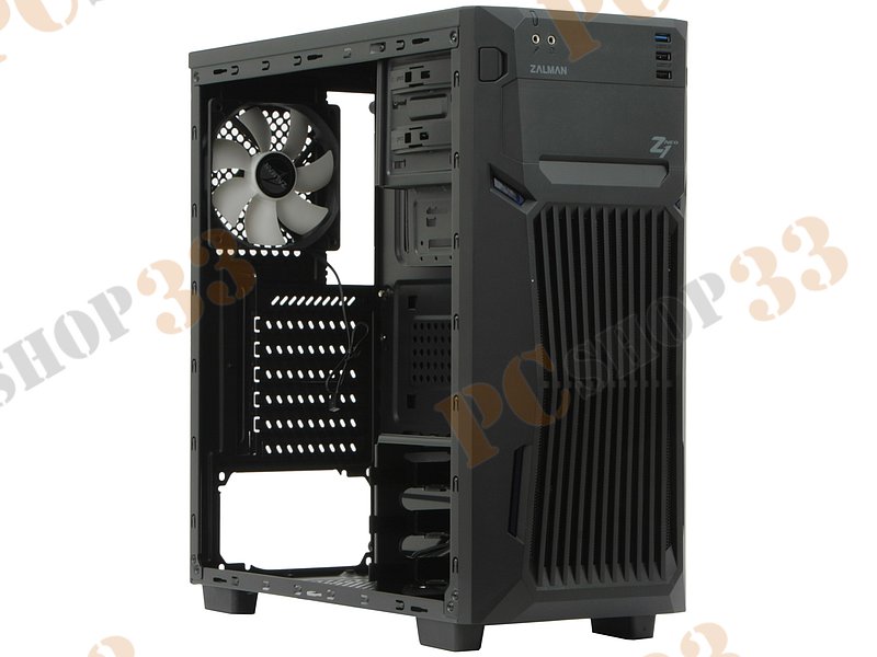 Корпус Miditower Zalman Z1 Neo, ATX, черный (без БП)