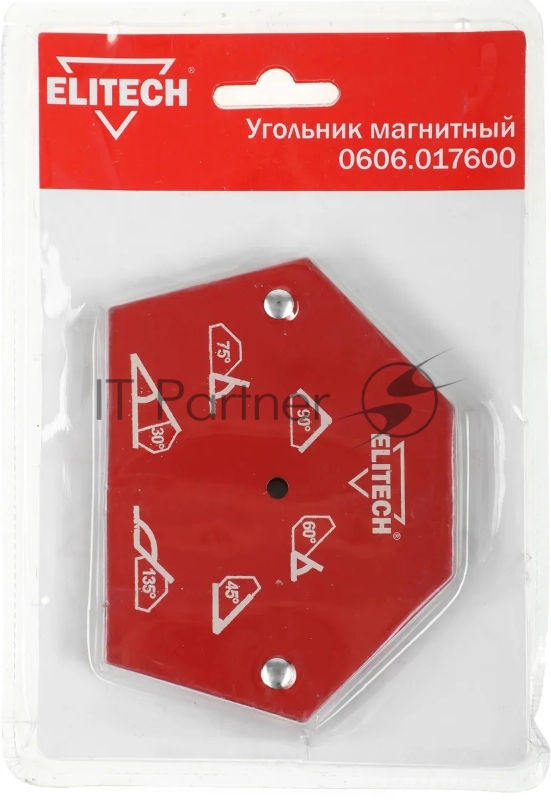 Магнитный угольник Elitech 0606.017600 (195310)