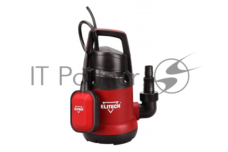 Насос садовый дренажный Elitech НПД 400 (E0802.001.00) 400Вт 7200л/час (195703)