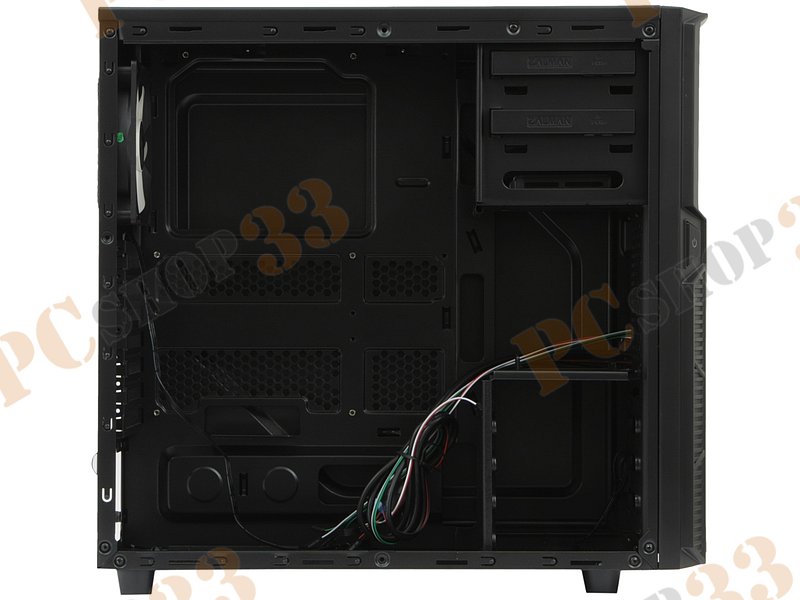 Корпус Miditower Zalman Z1, ATX, черный (без БП)