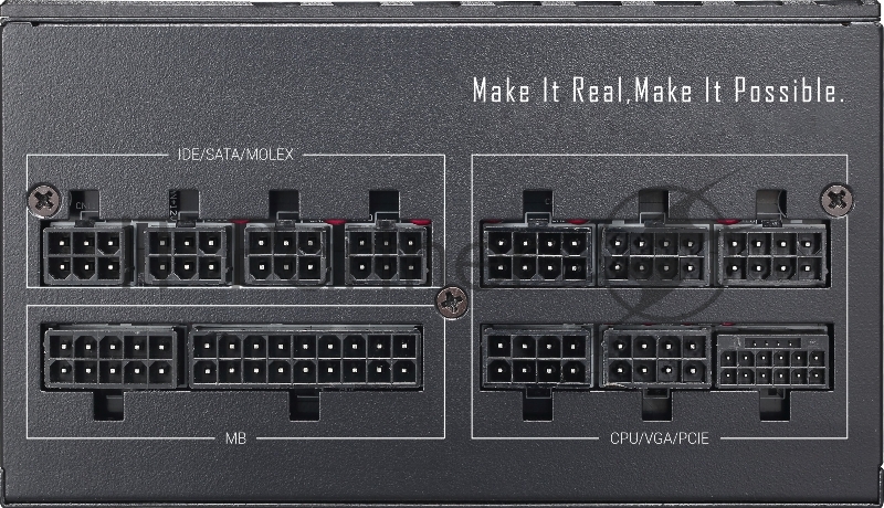 Блок питания Formula ATX 1000W VL-1000G5 MOD Gen5 80+ gold (20+4pin) APFC 140mm fan lt.blue LED 9xSATA Cab Manag RTL