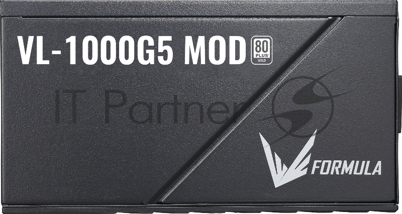 Блок питания Formula ATX 1000W VL-1000G5 MOD Gen5 80+ gold (20+4pin) APFC 140mm fan lt.blue LED 9xSATA Cab Manag RTL