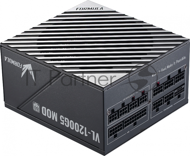 Блок питания Formula ATX 1200W VL-1200G5 MOD Gen5 80+ gold (20+4pin) APFC 140mm fan lt.blue LED 7xSATA Cab Manag RTL