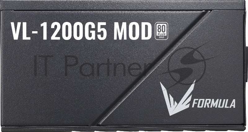 Блок питания Formula ATX 1200W VL-1200G5 MOD Gen5 80+ gold (20+4pin) APFC 140mm fan lt.blue LED 7xSATA Cab Manag RTL