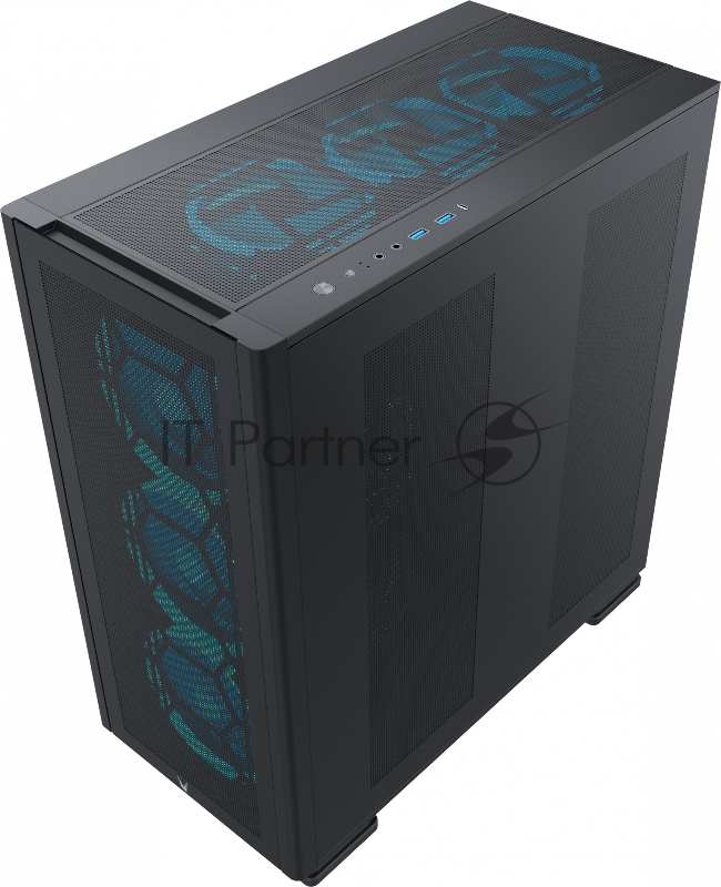 Корпус Formula Air Power G5 EX черный без БП ATX 4x120mm 2xUSB3.0 1xUSB3.1 audio bott PSU