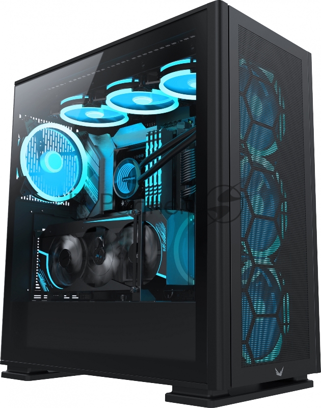 Корпус Formula Air Power G5 EX черный без БП ATX 4x120mm 2xUSB3.0 1xUSB3.1 audio bott PSU