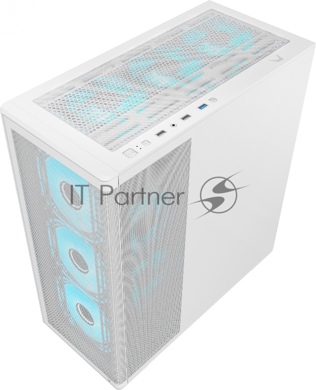 Корпус Formula Air Power G5 Plus белый без БП ATX 1x120mm 2xUSB2.0 1xUSB3.1 audio bott PSU