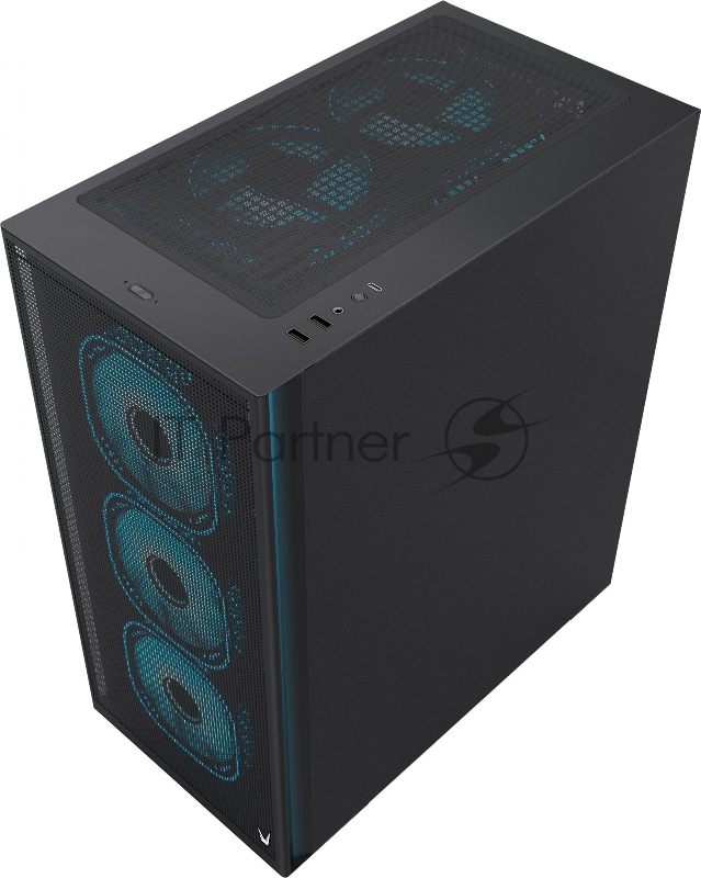 Корпус Formula Air Power G5 черный без БП ATX 1x120mm 1xUSB3.0 1xUSB3.1 audio bott PSU