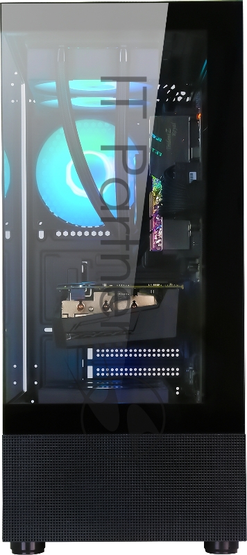 Корпус Formula Crystal Z1 черный без БП ATX 2xUSB2.0 1xUSB3.0 audio bott PSU