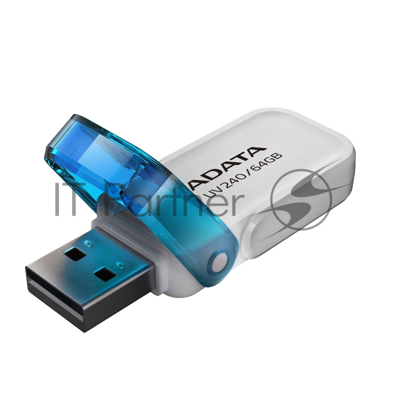 Флэш-накопитель ADATA 64GB AUV240-64G-RWH WHITE
