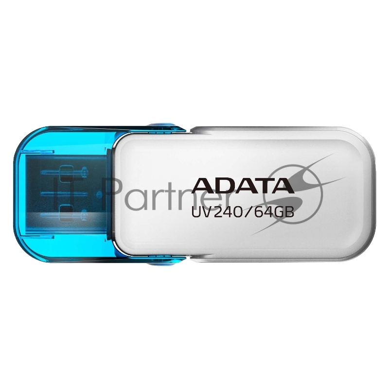Флэш-накопитель ADATA 64GB AUV240-64G-RWH WHITE
