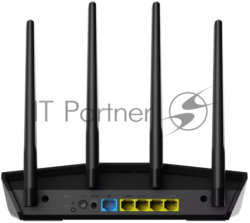 Роутер беспроводной Asus RT-AX57 AX3000 10/100/1000BASE-TX черный