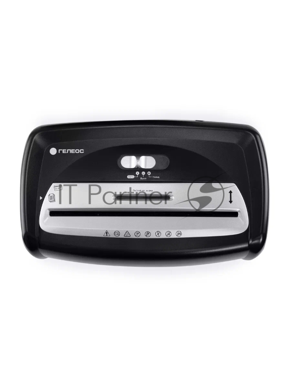 Шредер Heleos УД15-2 черный/серебристый (секр.Р-2) ленты 12лист. 15лтр. скобы пл.карты