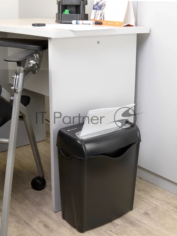 Шредер Heleos УД15-2 черный/серебристый (секр.Р-2) ленты 12лист. 15лтр. скобы пл.карты