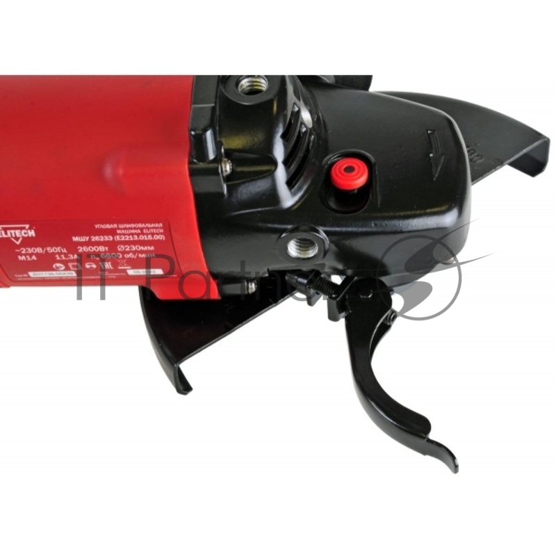 Углошлифовальная машина Elitech МШУ 2623Э 2600Вт 6600об/мин рез.шпин.:M14 d=230мм