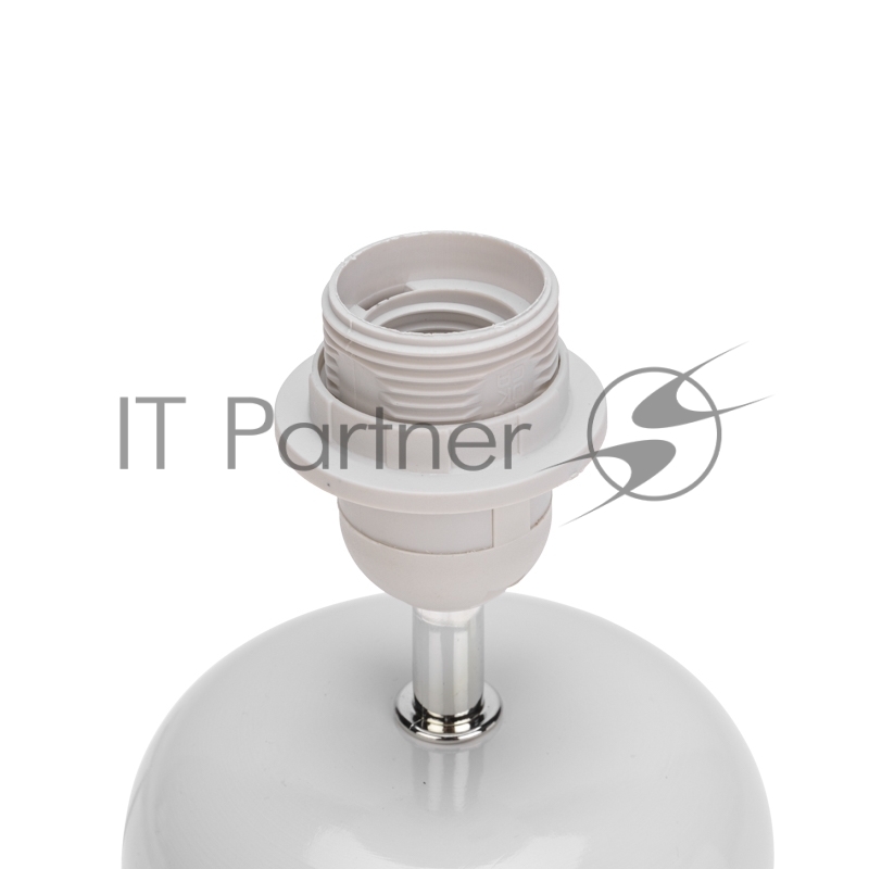 Светильник декоративный настольный Форте, основание белого цвета, белый абажур, цоколь Е27, 60Вт REXANT