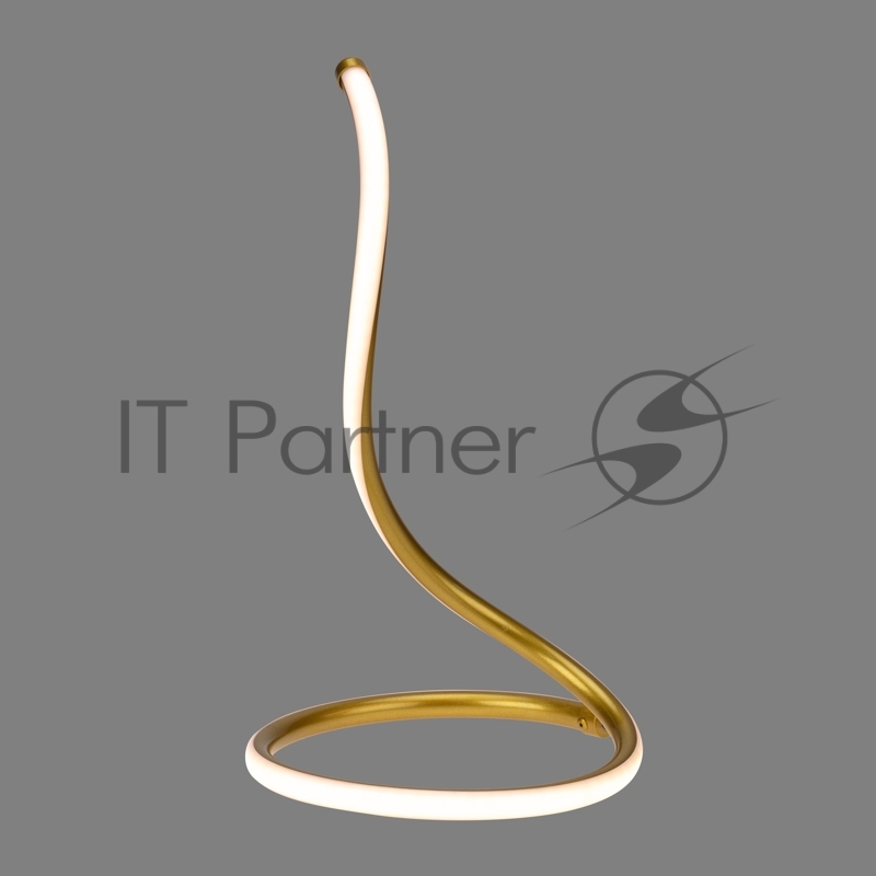 Светильник декоративный Spiral Uno, LED, 2Вт, 3000К, 5В, золотой REXANT