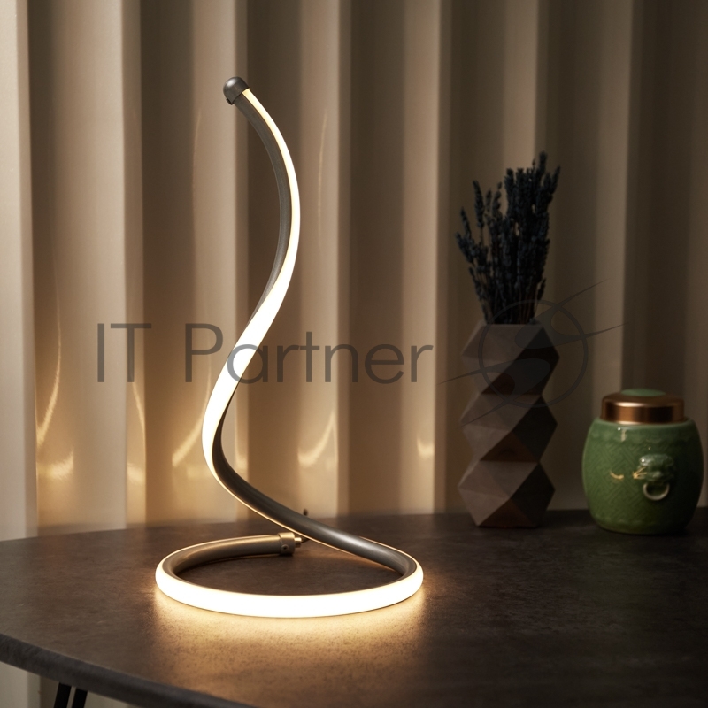 Светильник декоративный Spiral Uno, LED, 2Вт, 3000К, 5В, серебряный REXANT