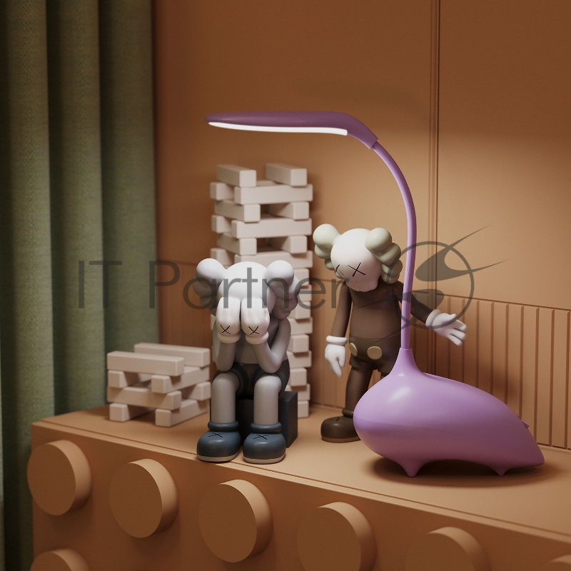 Светильник Gauss Qplus GTL701 (GT7014) настольный LED розовый 6Вт