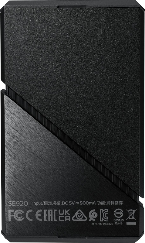 SSD жесткий диск USB-C 2TB EXT. BLACK SE920-2TCBK ADATA