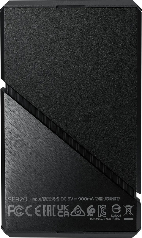 SSD жесткий диск USB-C 2TB EXT. BLACK SE920-2TCBK ADATA