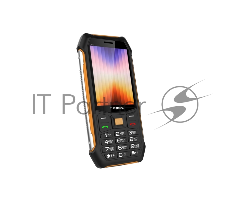 Мобильный телефон TeXet TM-D412 цвет черный-оранжевый