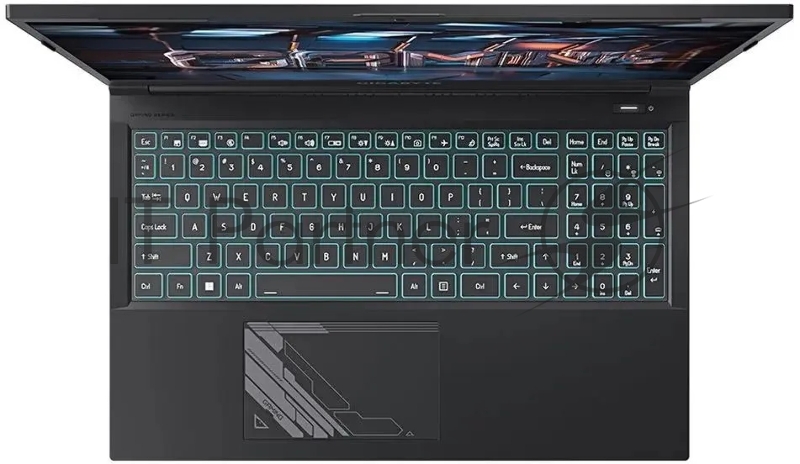 Ноутбук Gigabyte G5 Core i5 13500H 16Gb SSD512Gb NVIDIA GeForce RTX4060 8Gb 15.6 IPS FHD (1920x1080) Windows 11 black WiFi BT Cam (KF5-53KZ353SH)