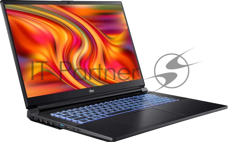 Ноутбук IRU Калибр 17ALC Core i5 12500H 32Gb SSD512Gb NVIDIA GeForce RTX 3060 6Gb 17.3 IPS FHD (1920x1080) Free DOS black WiFi BT Cam 3465mAh (1990888)