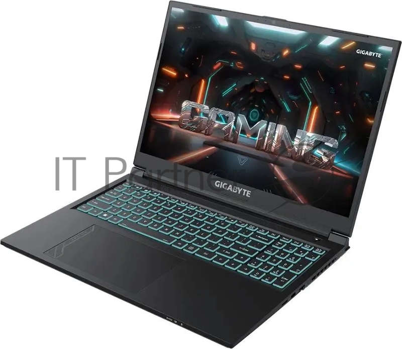 Ноутбук Gigabyte G6 Core i7 13620H 16Gb SSD512Gb NVIDIA GeForce RTX4060 8Gb 16 IPS FHD+ (1920x1200) Free DOS black WiFi BT Cam (KF-H3KZ853SD)