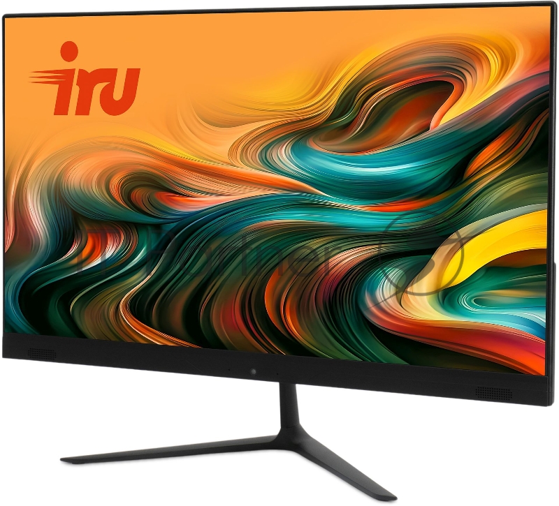 Моноблок IRU P231 23.8 Full HD Cel N4020 (1.1) 8Gb SSD256Gb noOS GbitEth WiFi BT 120W Cam черный 1920x1080