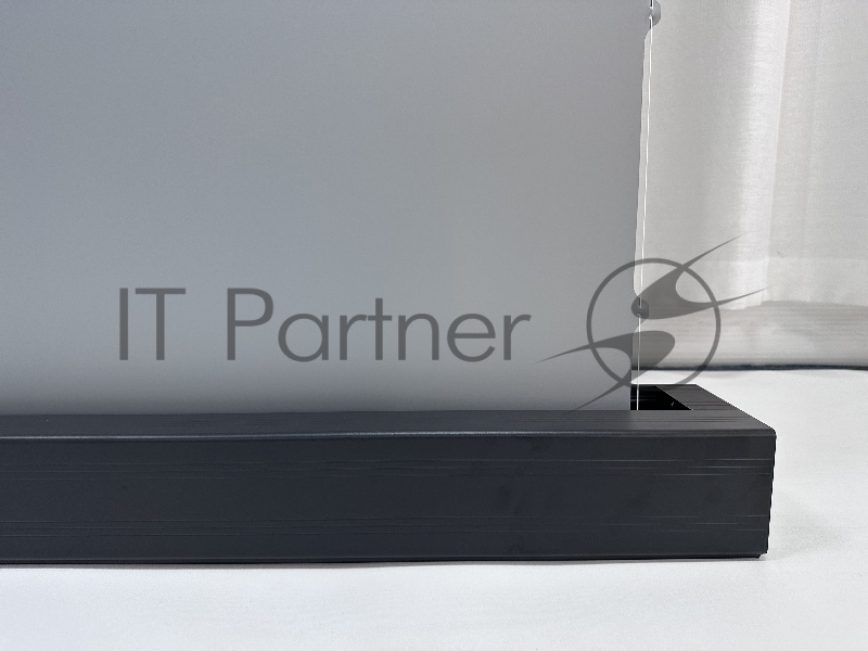 Экран для проектора SOK SFE-296x165-BK 100 4K, напольный с электроприводом, полотно Nanometallic, черный