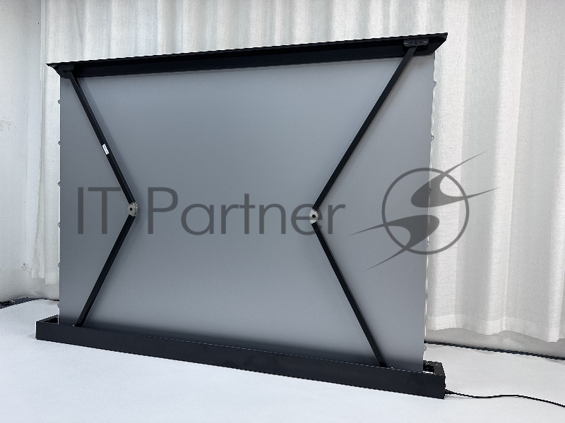 Экран для проектора SOK SFE-296x165-WH 100 4K, напольный с электроприводом, Nanometallic, белый