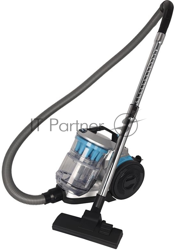 Пылесос Hyundai HYV-C2955 2400Вт серебристый/синий