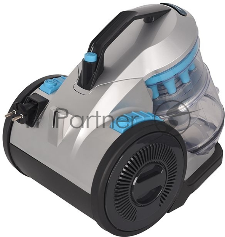 Пылесос Hyundai HYV-C2955 2400Вт серебристый/синий