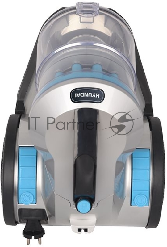 Пылесос Hyundai HYV-C2955 2400Вт серебристый/синий