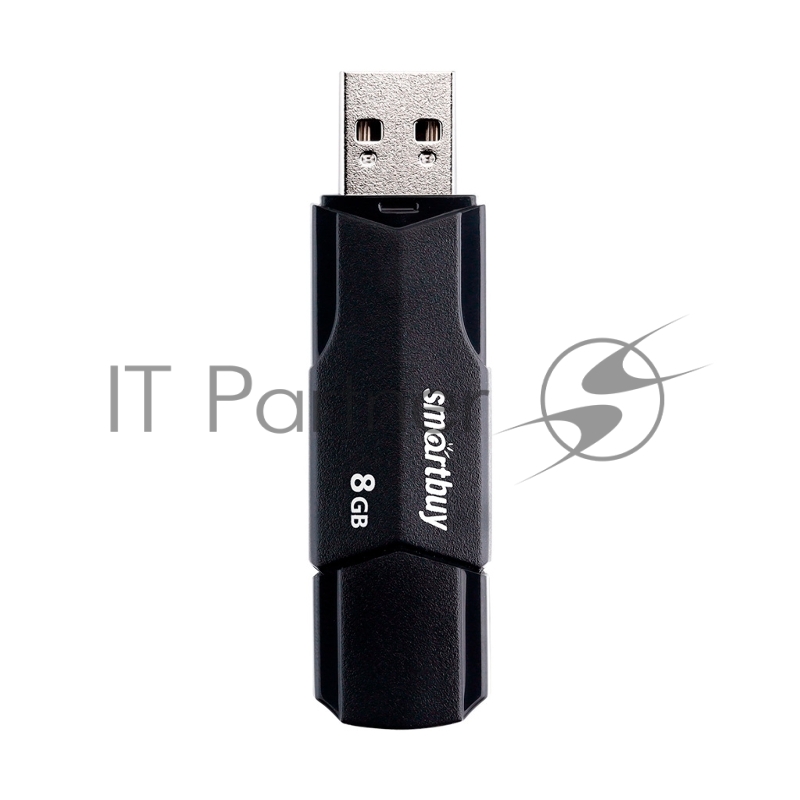 Накопитель USB SmartBuy 8GB CLUE Black (SB8GBCLU-K).