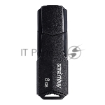 Накопитель USB SmartBuy 8GB CLUE Black (SB8GBCLU-K).