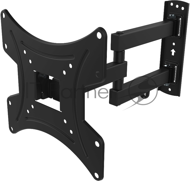 Кронштейн для телевизора Hyundai GL-N2 черный 20-48 макс.15кг настенный поворотно-выдвижной и наклонный