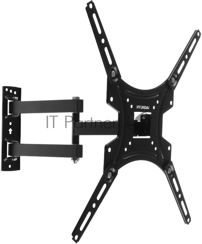 Кронштейн для телевизора Hyundai GL-N3 черный 20-65 макс.25кг настенный поворотно-выдвижной и наклонный