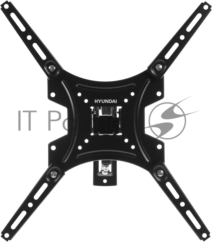 Кронштейн для телевизора Hyundai GL-N3 черный 20-65 макс.25кг настенный поворотно-выдвижной и наклонный