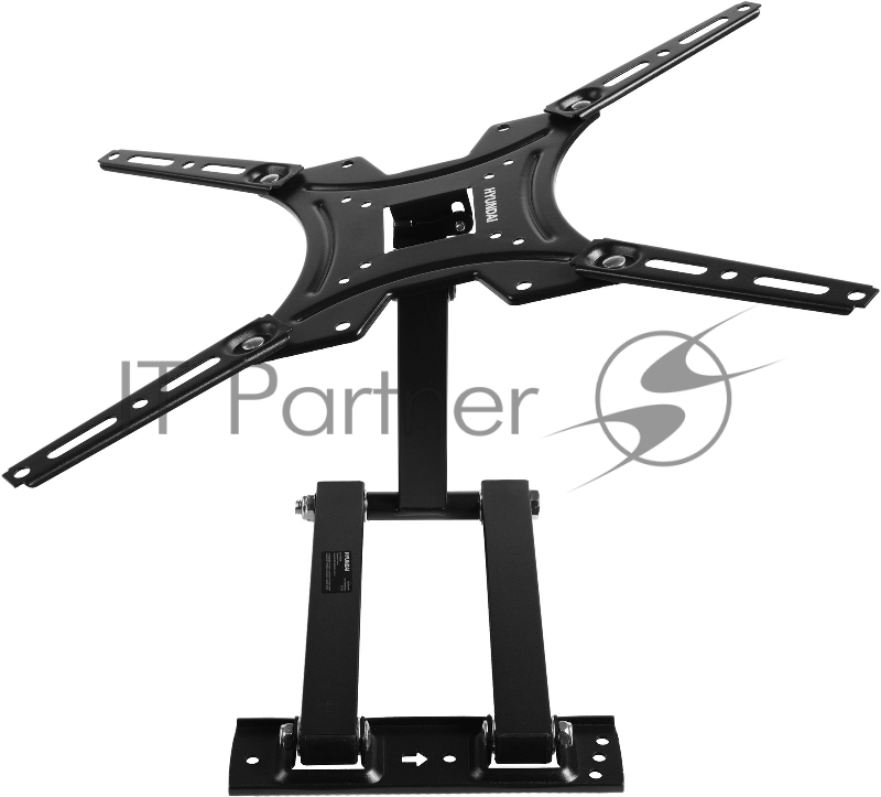 Кронштейн для телевизора Hyundai GL-N3 черный 20-65 макс.25кг настенный поворотно-выдвижной и наклонный