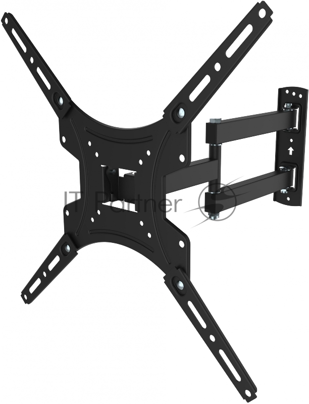 Кронштейн для телевизора Hyundai GL-N3 черный 20-65 макс.25кг настенный поворотно-выдвижной и наклонный