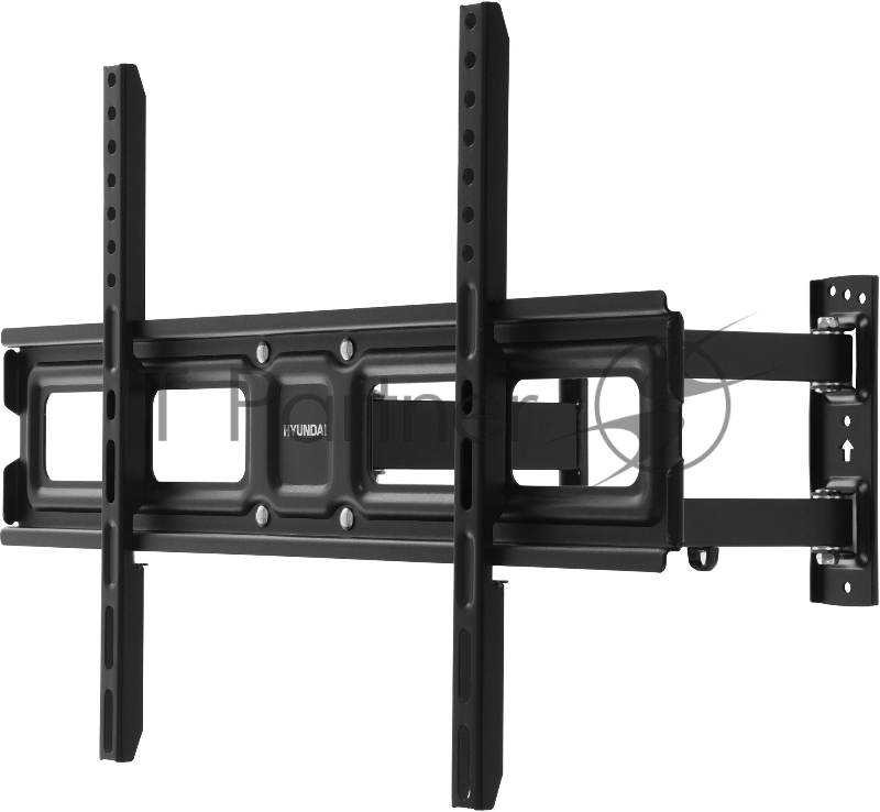 Кронштейн для телевизора Hyundai GL-N4 черный 32-75 макс.40кг настенный поворотно-выдвижной и наклонный
