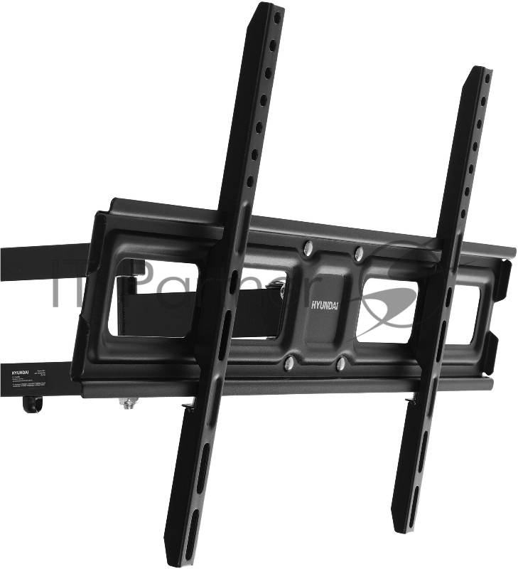 Кронштейн для телевизора Hyundai GL-N4 черный 32-75 макс.40кг настенный поворотно-выдвижной и наклонный