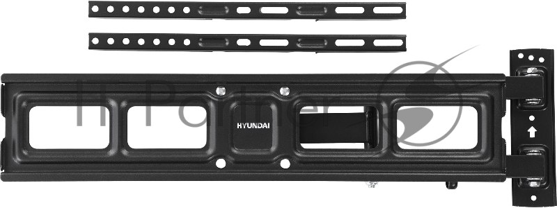 Кронштейн для телевизора Hyundai GL-N4 черный 32-75 макс.40кг настенный поворотно-выдвижной и наклонный