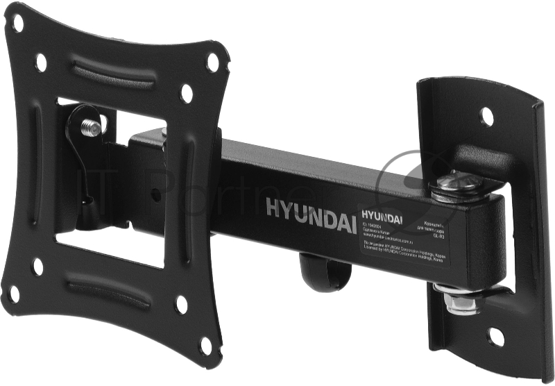 Кронштейн для телевизора Hyundai GL-R3 черный 10-27 макс.15кг настенный поворот и наклон