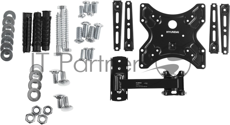 Кронштейн для телевизора Hyundai GL-R4 черный 13-65 макс.25кг настенный поворот и наклон