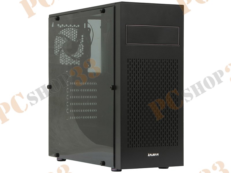 Корпус Miditower Zalman N2, ATX, черный (без БП)