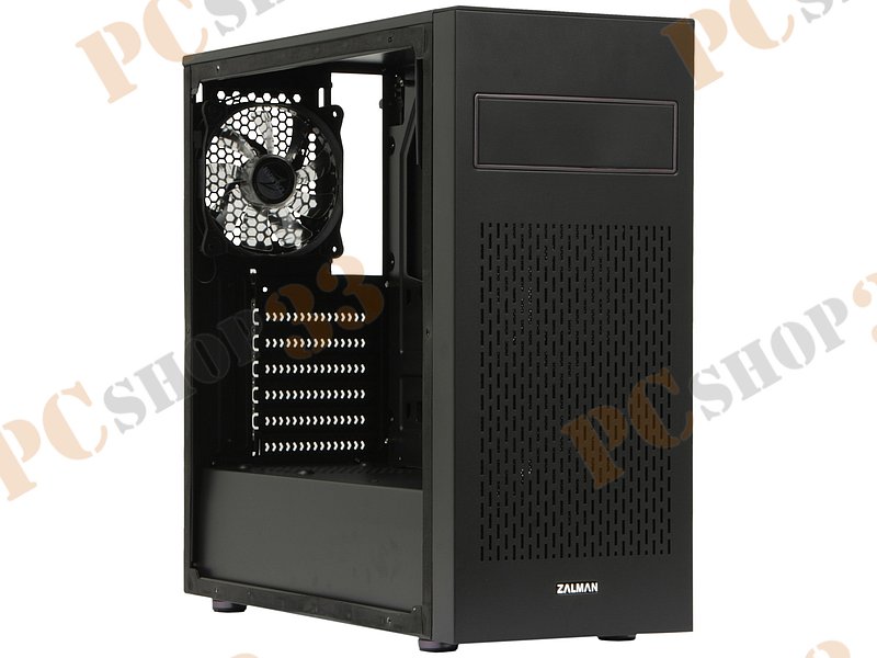 Корпус Miditower Zalman N2, ATX, черный (без БП)