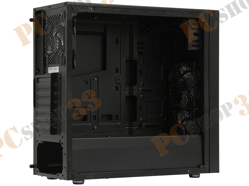 Корпус Miditower Zalman N2, ATX, черный (без БП)